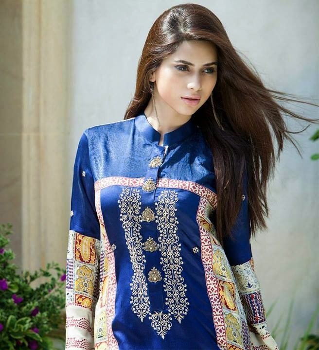 Gul Ahmed Semi Formal Wear Dresses 2014 | Gul Ahmed Formal Wear Dresses For Women - Fashion Hunt