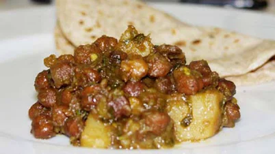 हरभरे बटाट्याची चटपटीत भाजी - पाककला | Harbhare Batatyachi Chatpatit Bhaji - Recipe