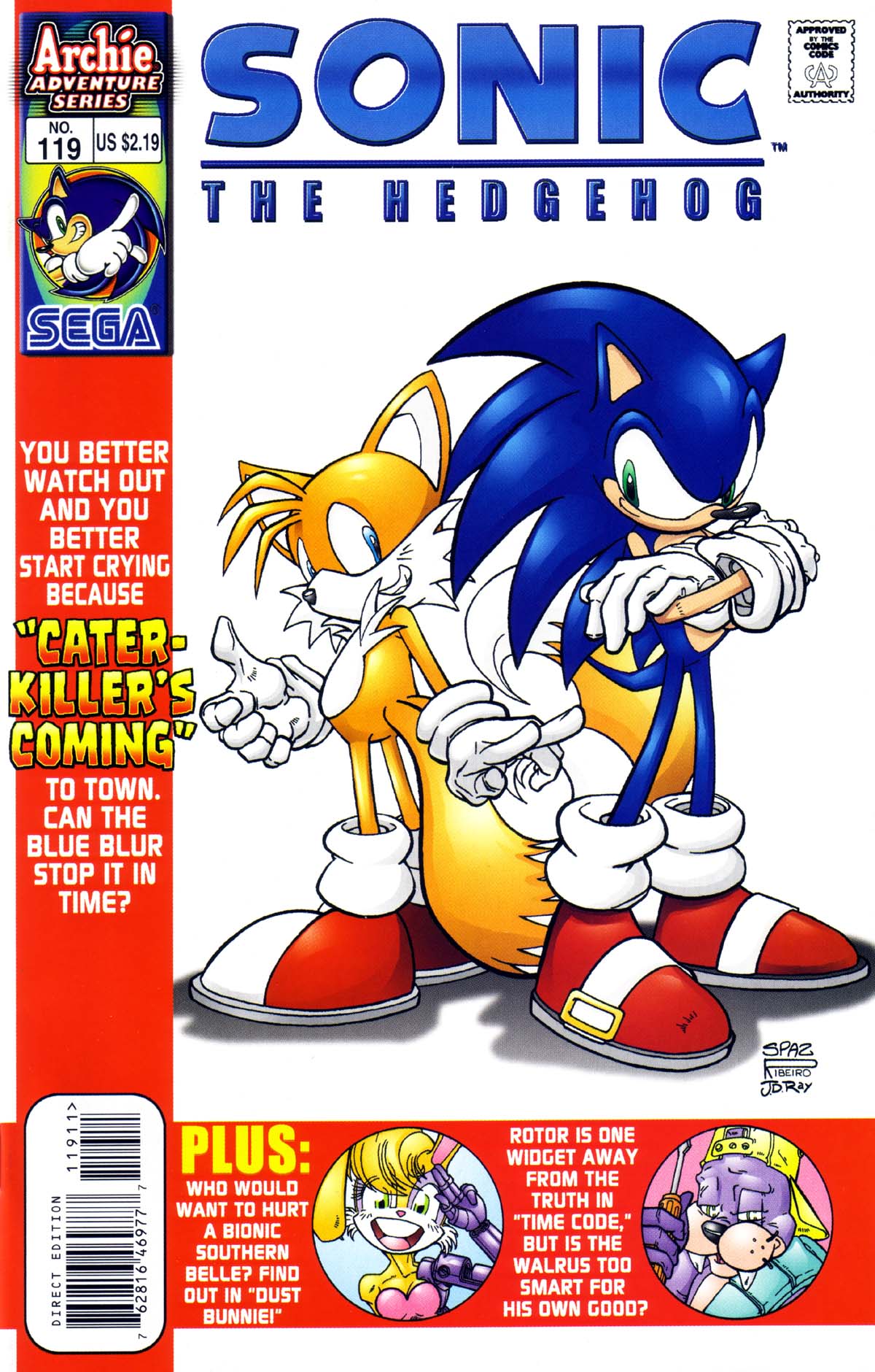 Read online Sonic The Hedgehog comic -  Issue #119 - 1