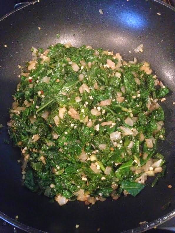 That Vigor Virgo VEGAN... Garlic Ginger Kale