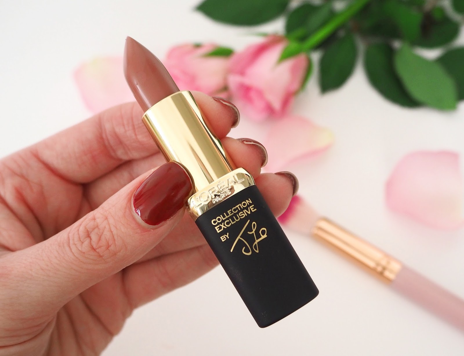 Loves List: February, Katie Kirk Loves, UK Blogger, Beauty Blogger, Make Up Blogger, Beauty Review, Loreal Make Up, Loreal Lipstick, J Lo Nude Lipstick, Pink Products, Pink Make Up
