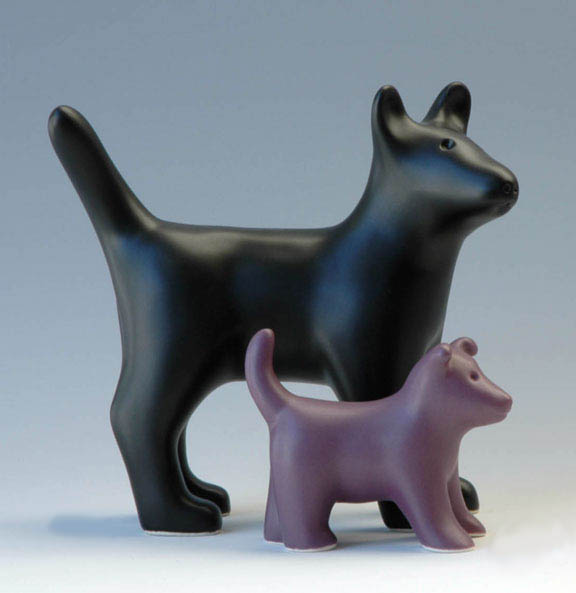 dog sculptures venice clay