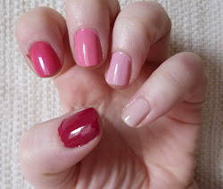 nails ombre pink shades different polish dark nail each colour going painting notion baldy those don comme