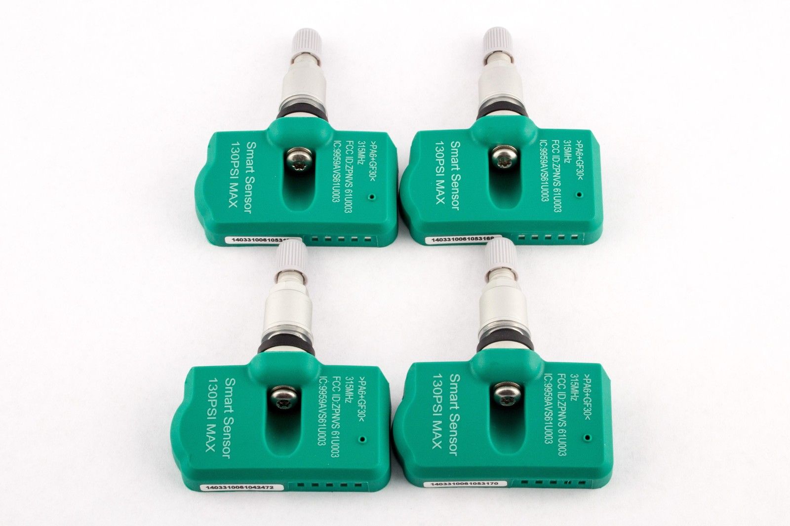 A2I: Set 4 TPMS Tire Pressure Sensors 315Mhz Metal for 14-15 Infiniti Q50