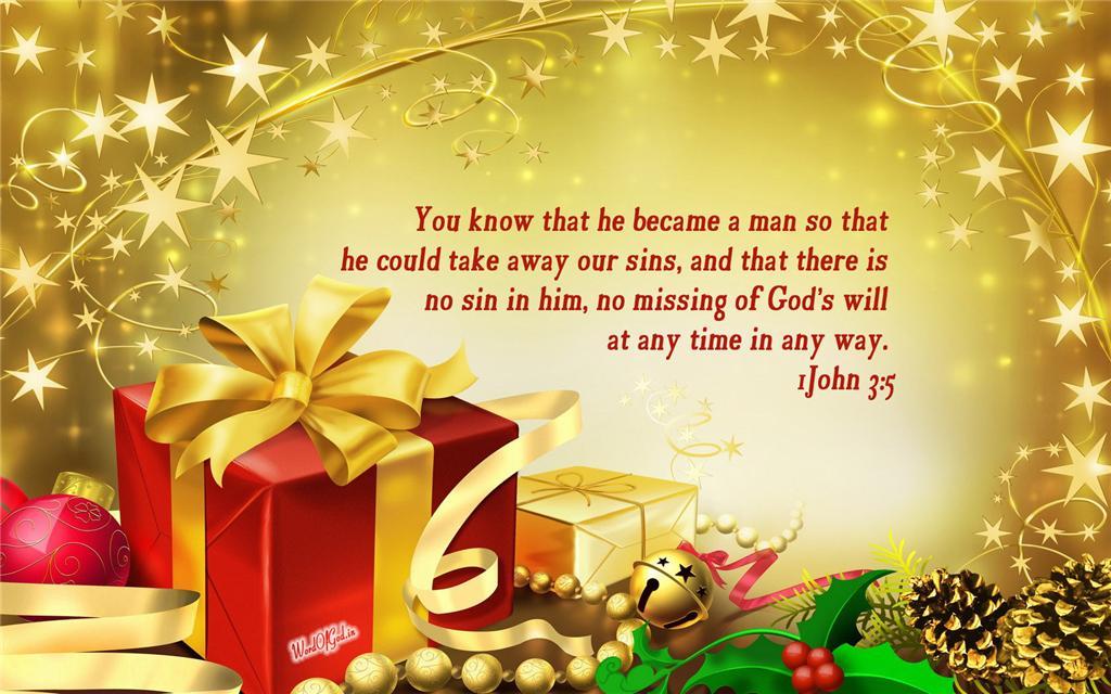 Download Christmas Scripture Christmas Tree Blur Wallpaper  Wallpaperscom