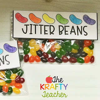 back to school read aloud jitter beans activity