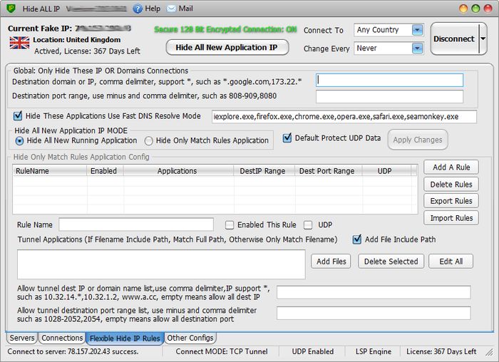 Hide ALL IP - Screenshot 3 Hide ALL IP - Screenshot 3