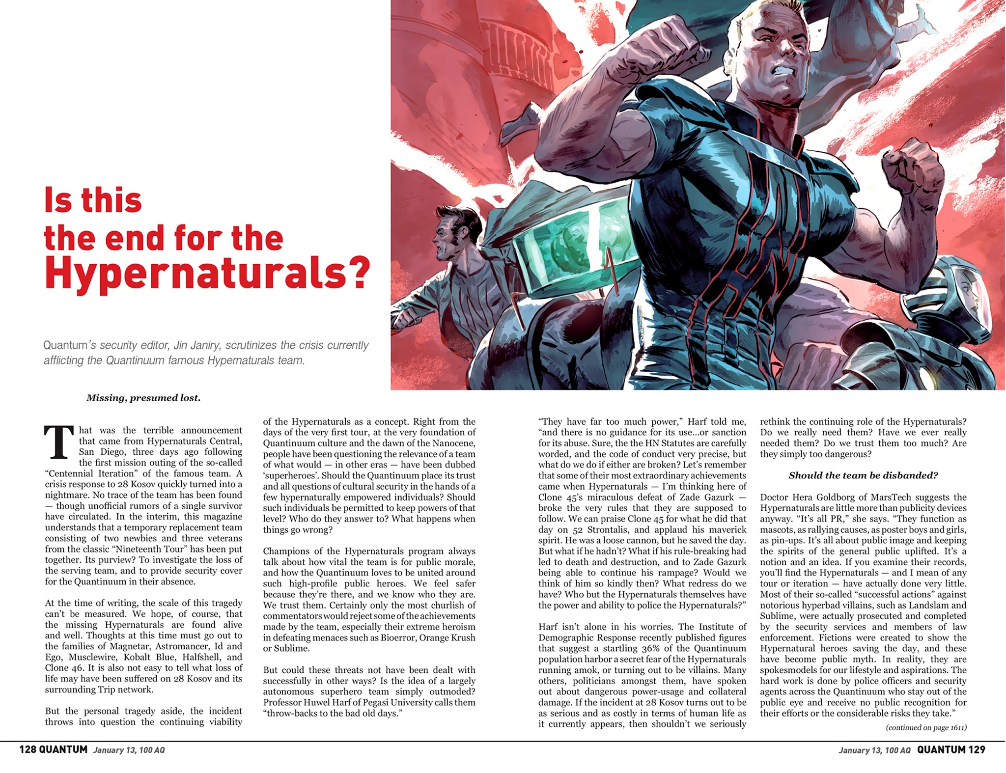 Read online The Hypernaturals comic -  Issue #6 - 27