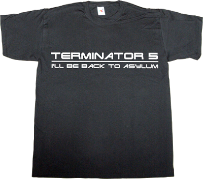 terminator Arnold Schwarzenegger useless sequel t-shirt ephemeral-t-shirts