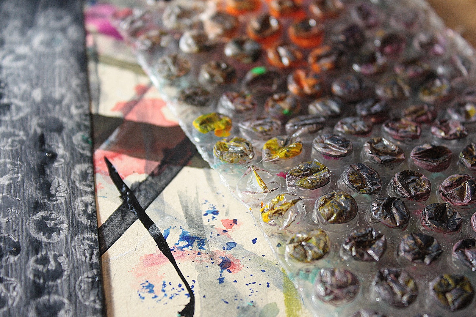 PanArt Anatomical Heart Grungy Mixed Media Painting Tutorial!