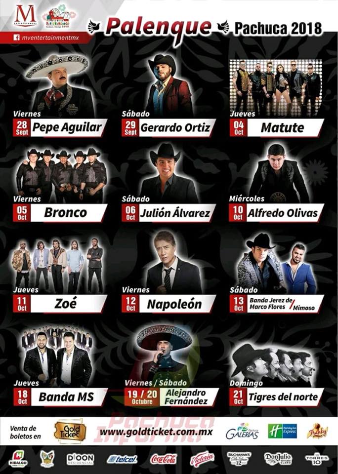Feria Pachuca 2018 palenque y teatro