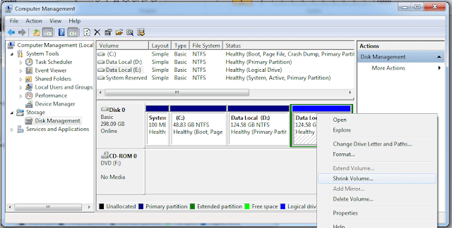 Cara Membuat Partisi Harddisk di Windows Tanpa Software dan Menghapus Data