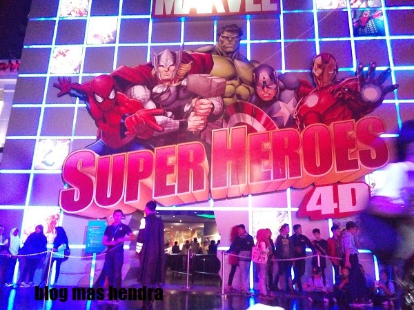 wahana super heroes 4d