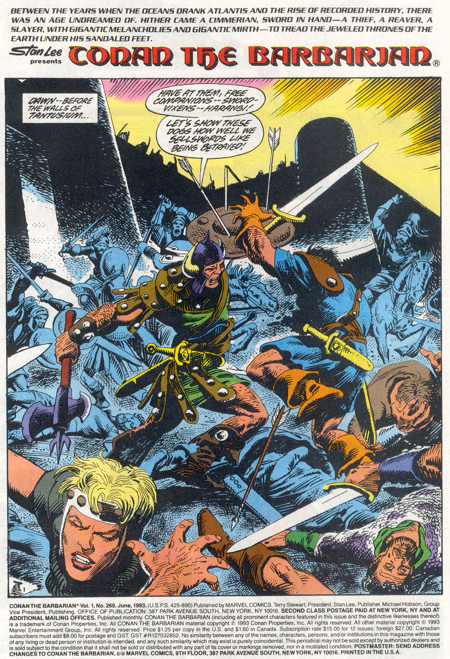 Read online Conan the Barbarian (1970) comic -  Issue #269 - 2