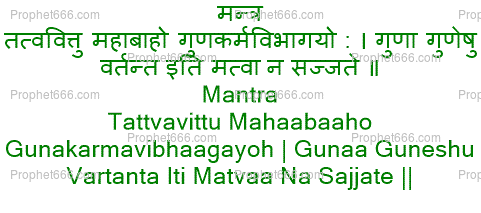 A Bhagavad Gita Mantra to Reslove and Remove Dangers