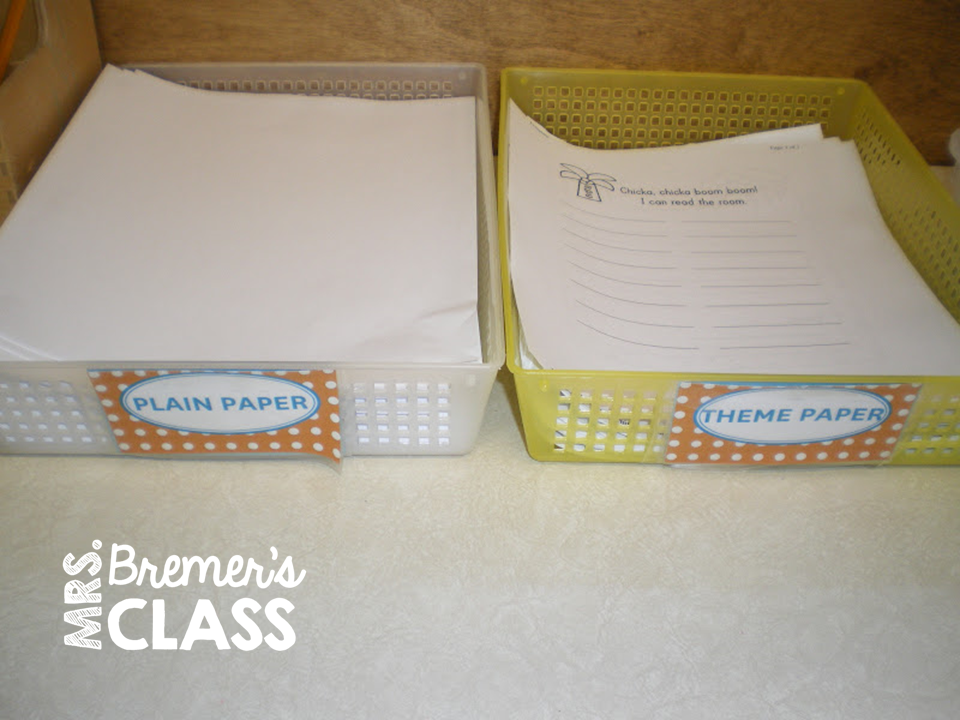 Mrs. Bremer's Class Storage...How I Love Thee