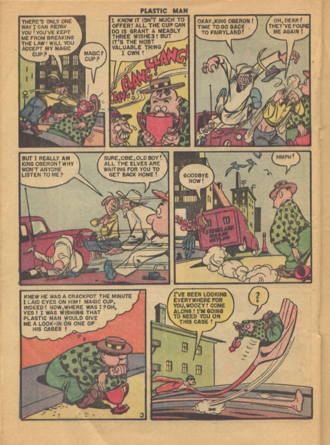 Read online Plastic Man (1943) comic -  Issue #25 - 19