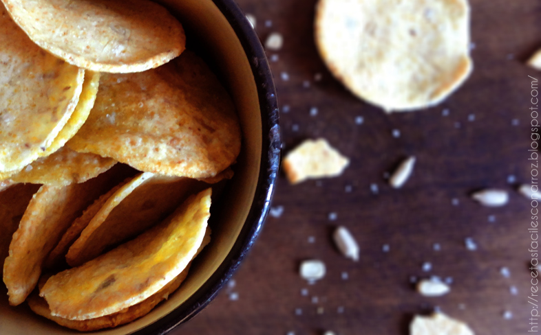 crackers sin gluten de arroz