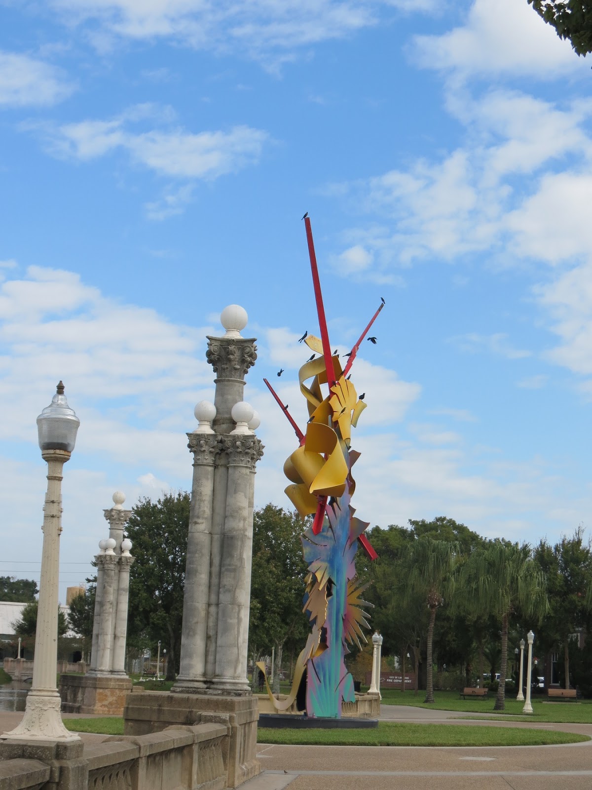 Viewing nature with Eileen Lake Mirror, Lakeland Florida