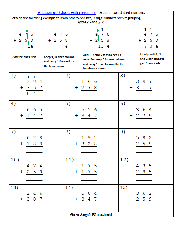 3-digit-addition-regrouping-worksheets