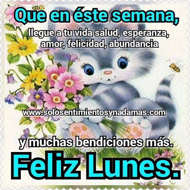 Feliz lunes.