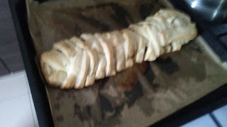 Chicken in puff pastry