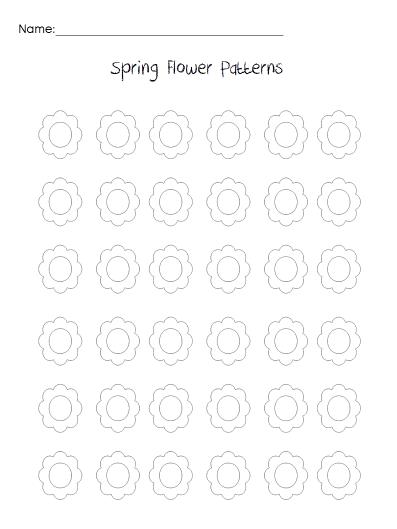 Becoming GraceFull Jane : FREE Spring Math Activities