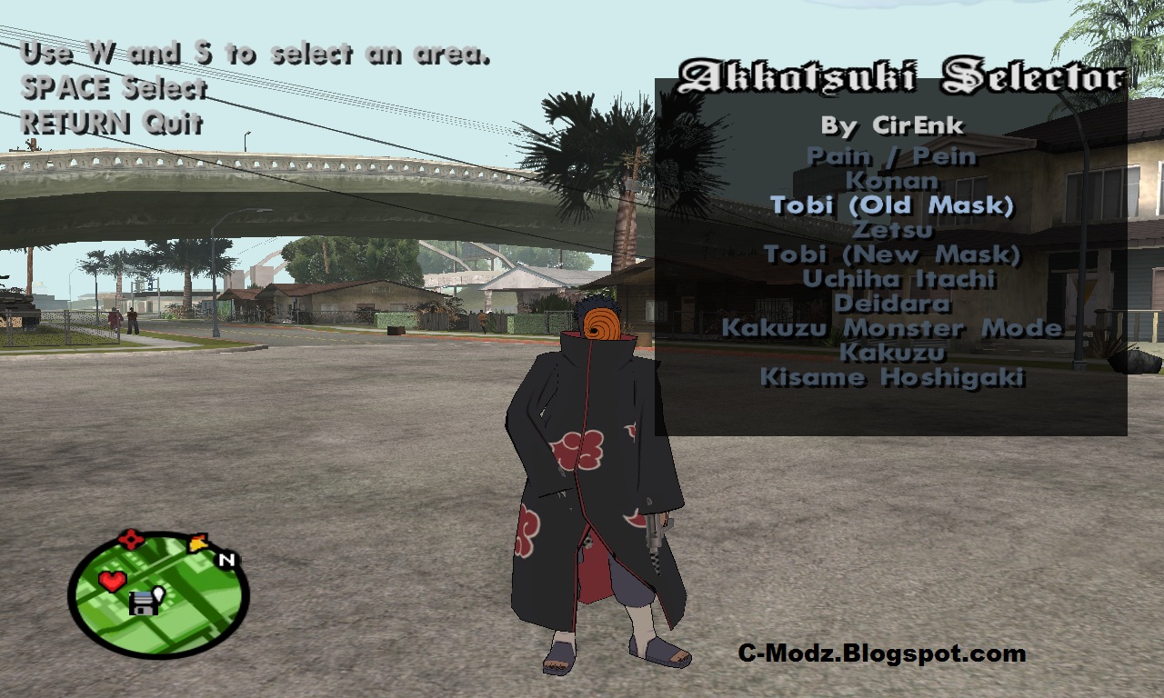 Akatsuki Skin Selector Released GTA In Mods