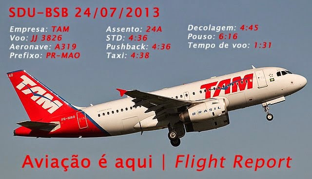 Flight Report - TAM 3826