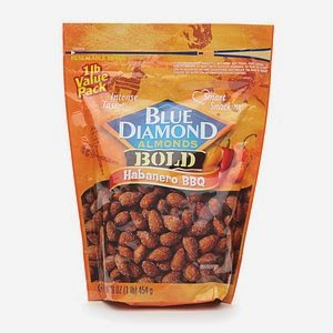 bag of habanero bbq almonds