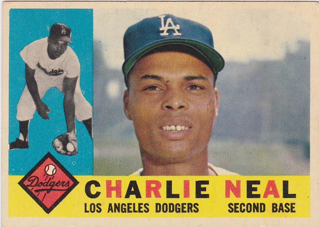 Horizontal Heroes: The 1960 Topps Set: #155 Charlie Neal