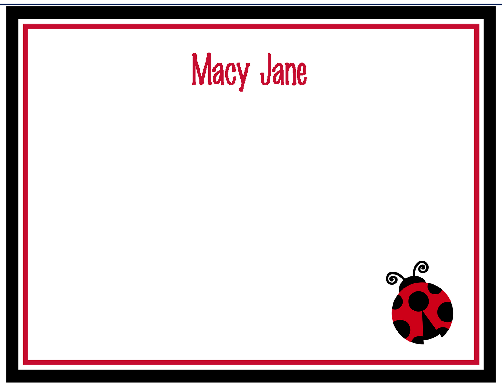 ladybug clip art borders - photo #19