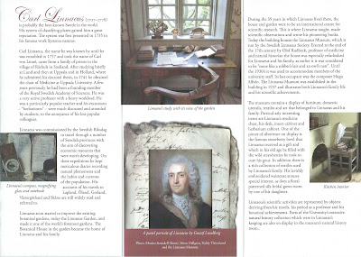 The Linnaeus Museum brochure.