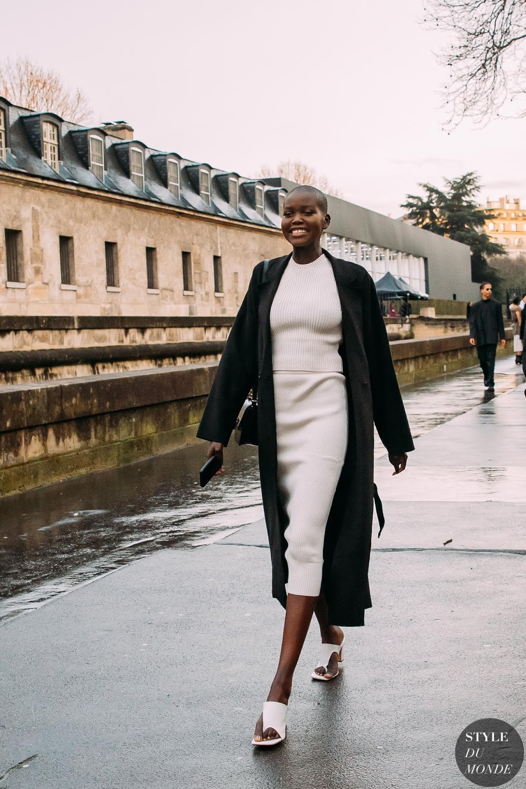 We're All About Adut Akech Bior's Knitted Look