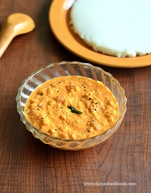 Red Coconut Chutney Recipe Kerala Style Red Coconut Chutney For Idli