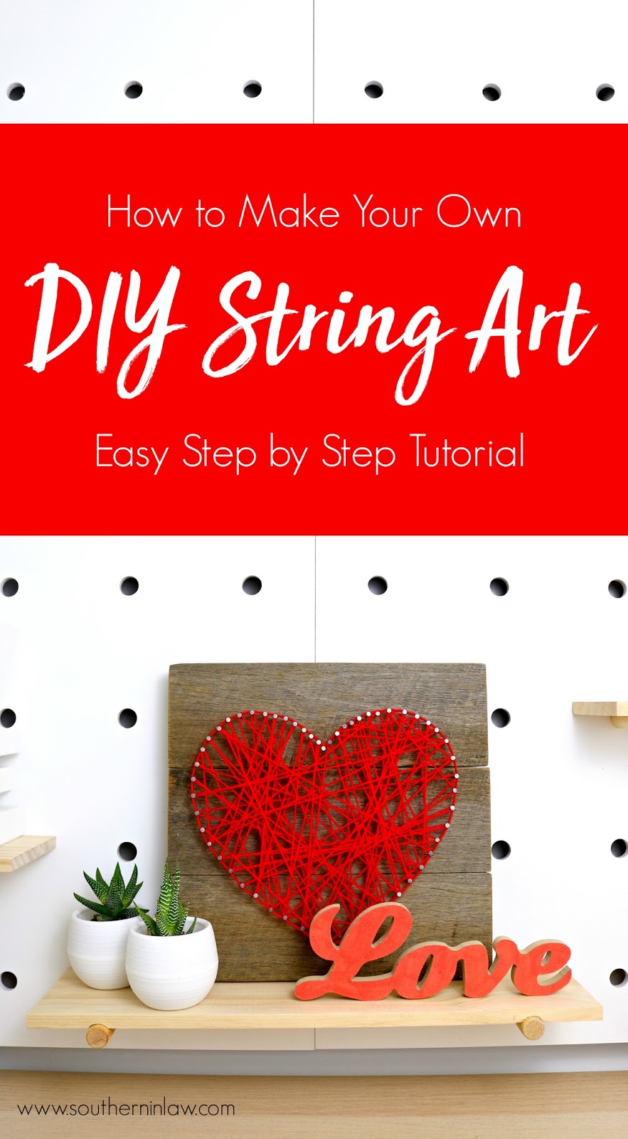 DIY Twine Shapes for Home Decor, Easy Craft Tutorial