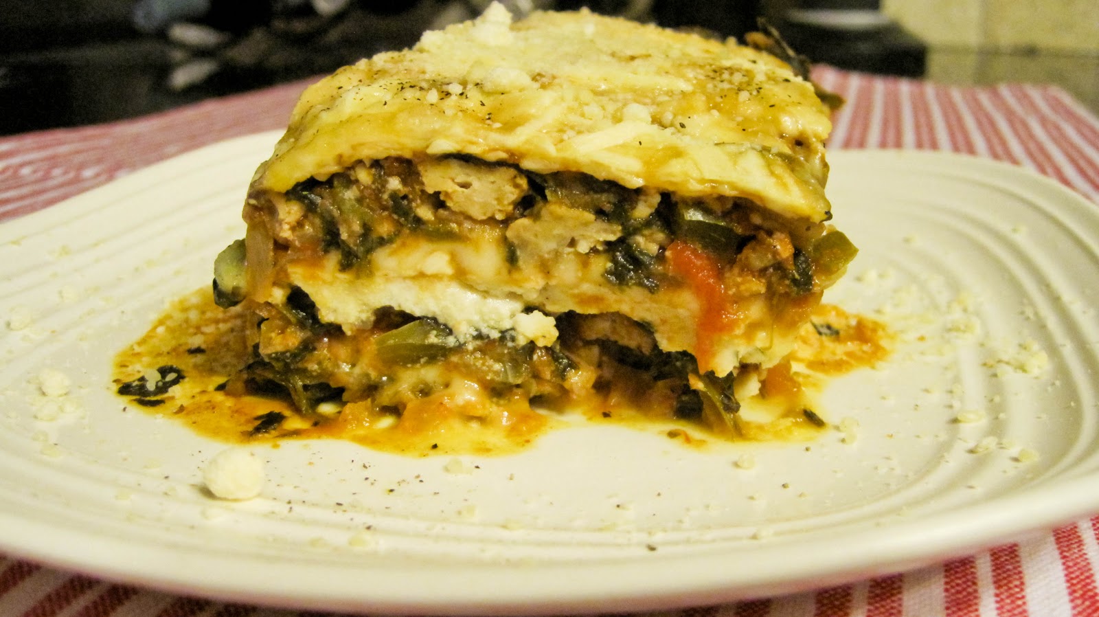 Los Caldwells Healthy Eggplant Lasagna