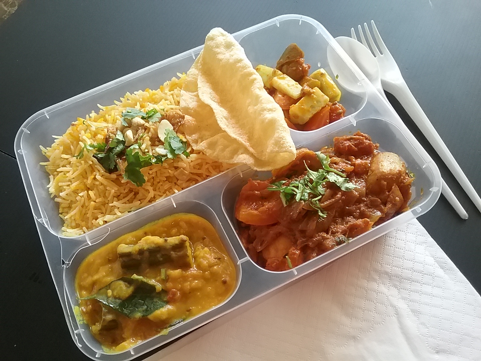 TINGKAT & BENTO MEALS 10 Briyani Bento ( halal )