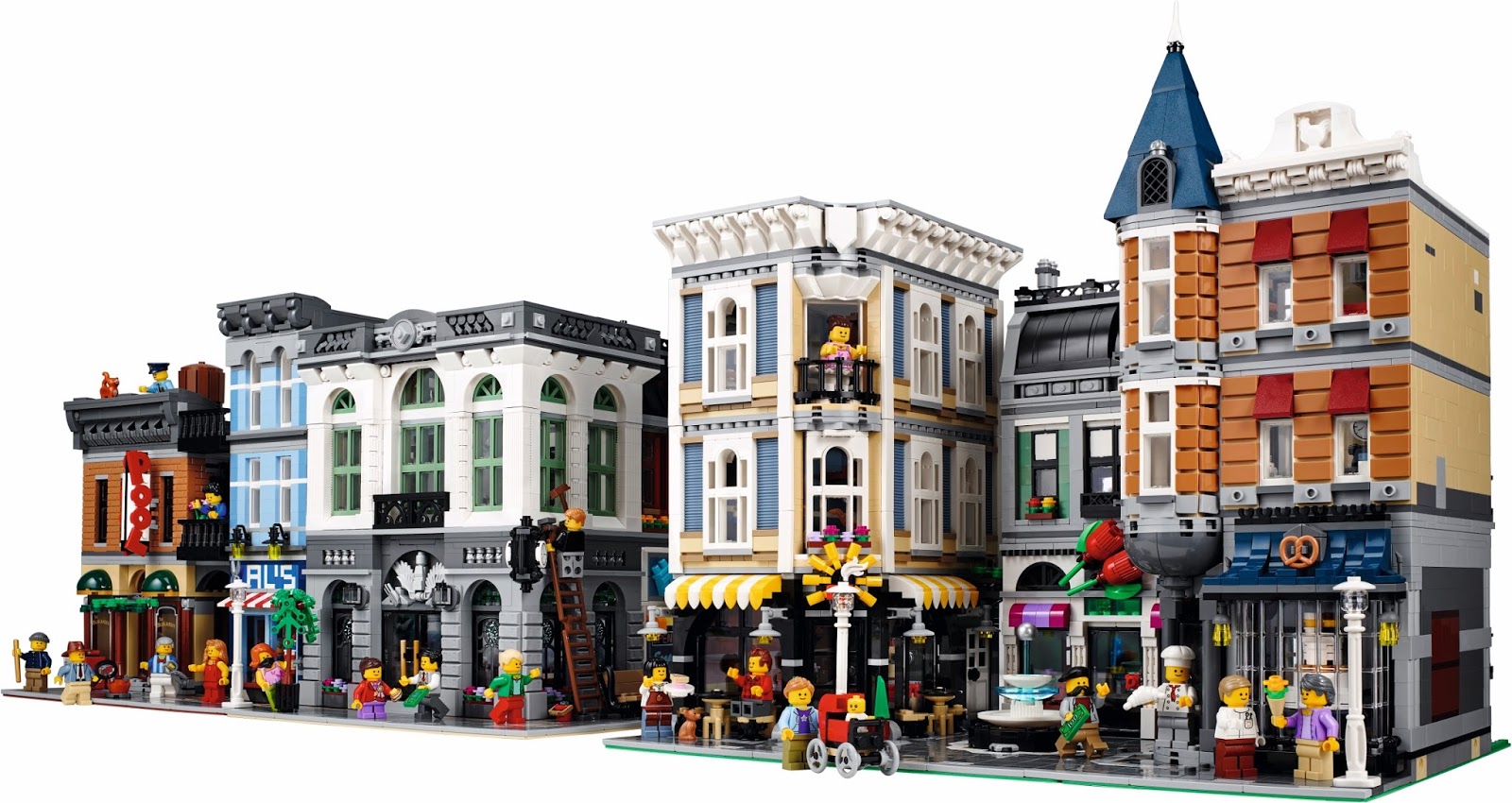 DeToyz New Lego Modular Building set revealed 10255 Assembly Square!