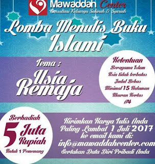 lomba menulis buku islam, hadiah 5 juta lomba menulis buku islam, hadiah 5 juta