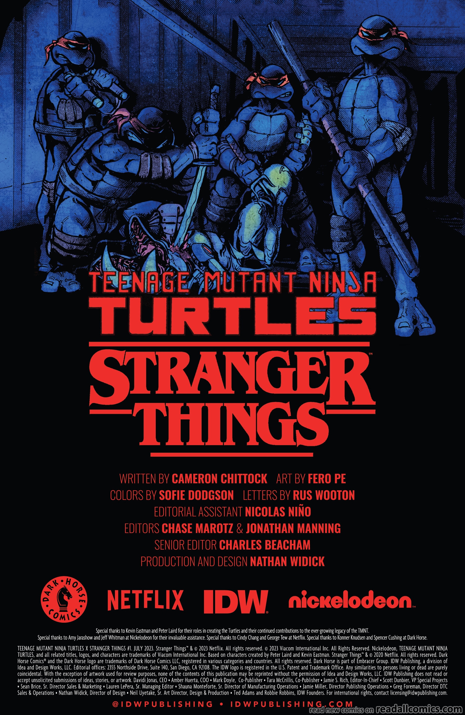 Teenage Mutant Ninja Turtles x Stranger Things chapter 1 page 2
