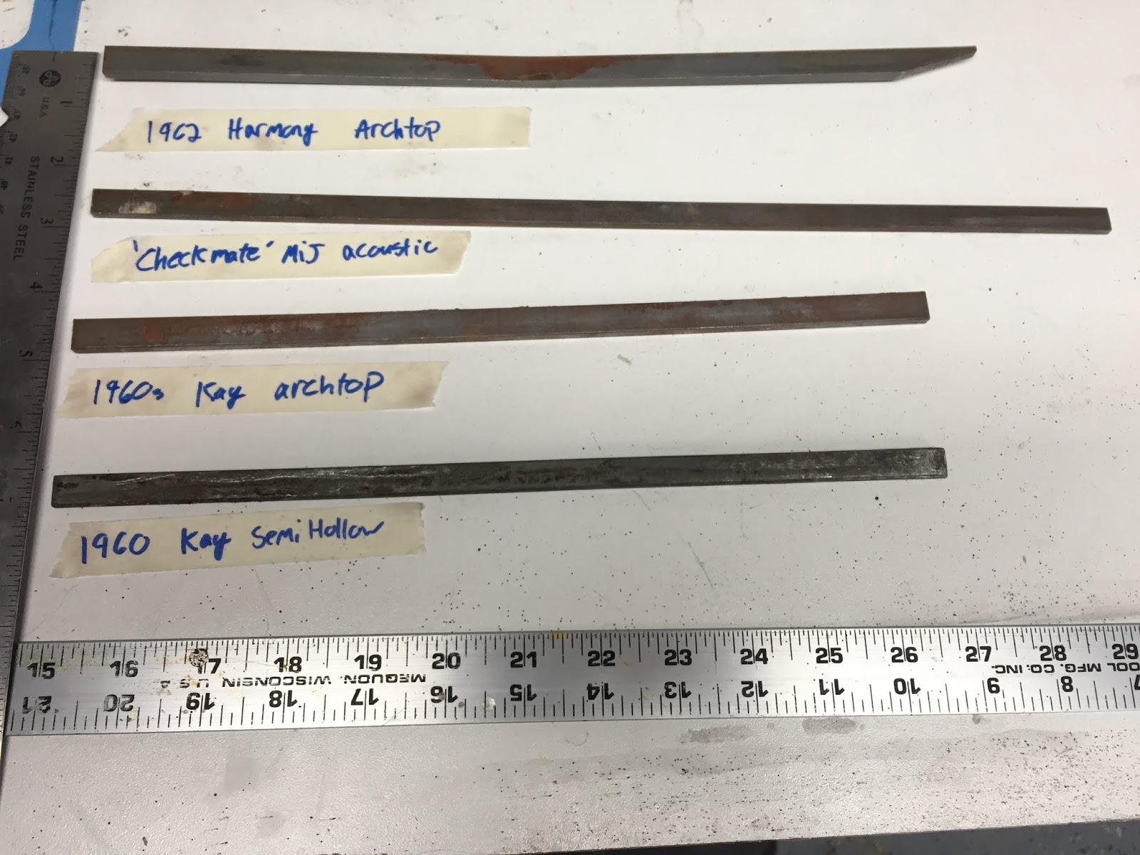 Kay and Harmony Guitar Neck Reinforcements S. Nathaniel Adams