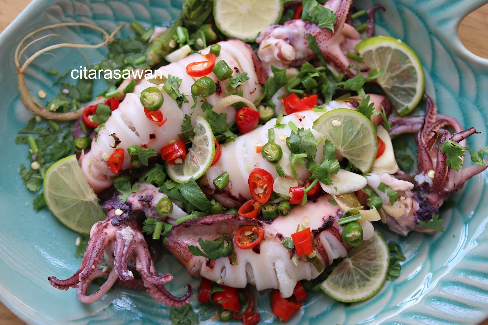 Sotong Kukus Thai Thai Steamed Calamari Resepi Terbaik