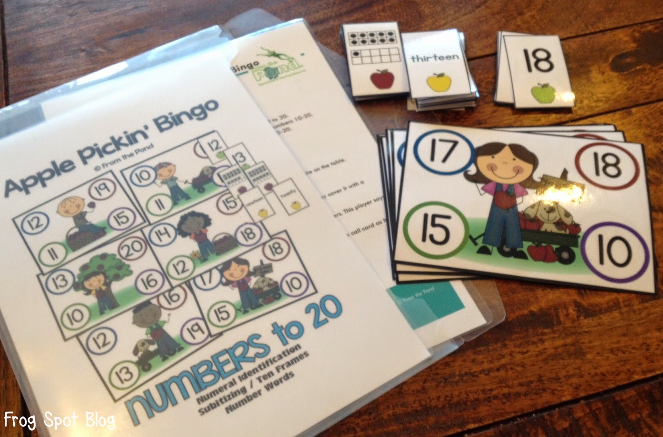 Apple Bingo From the Pond