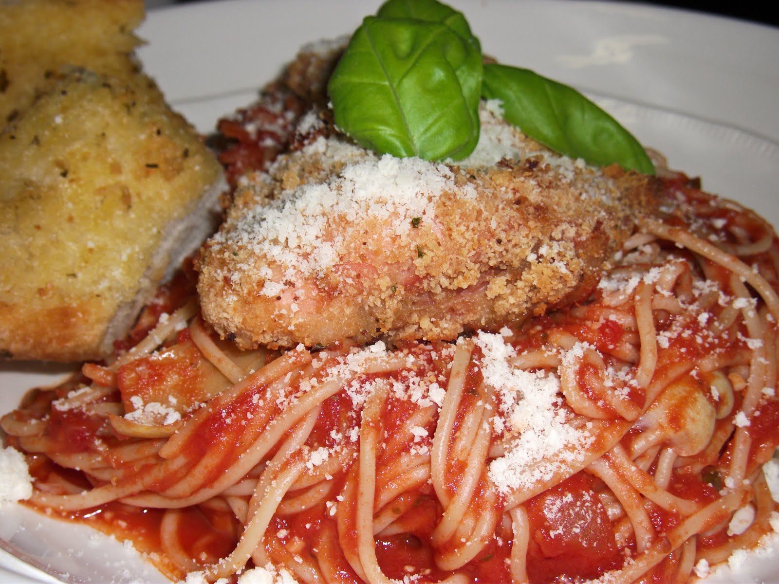 Searing Flame Tomato Basil with Sauted Artichoke and Baked Italian