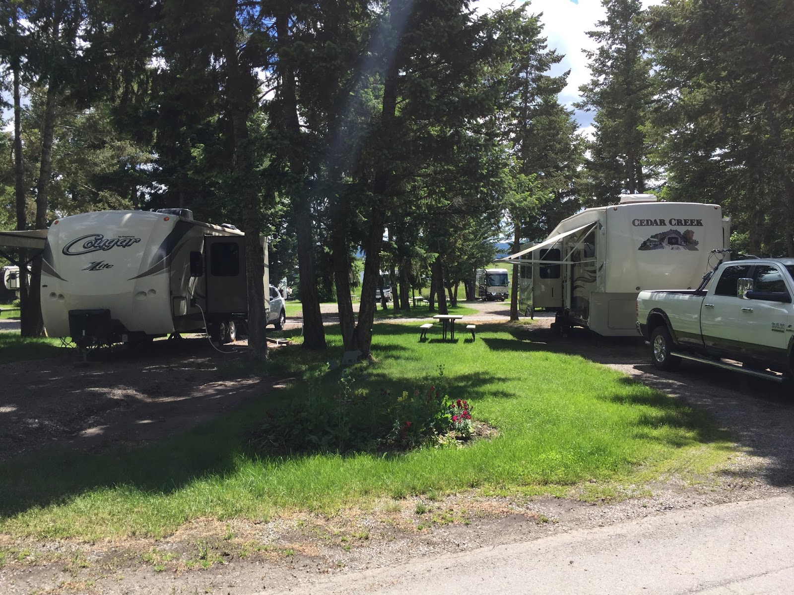 BLUE SKY AHEAD Jim & Mary's RV Park, Missoula, MT