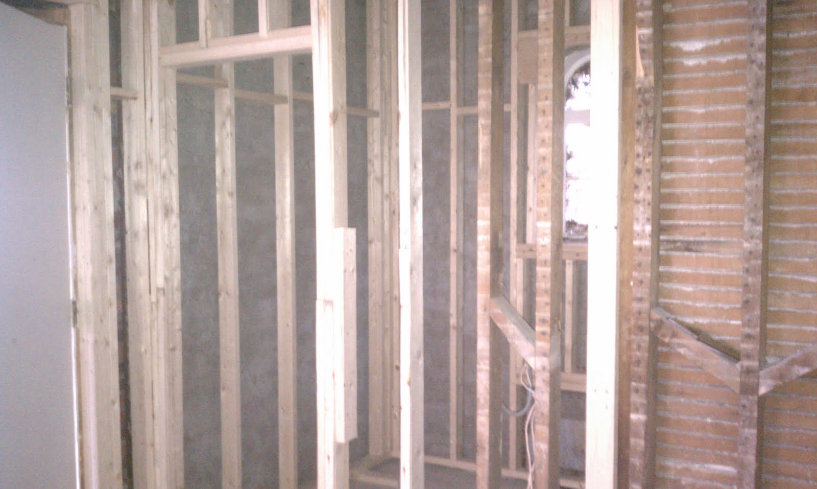 Renovations HurleyTesta Construction Full Bathroom framing