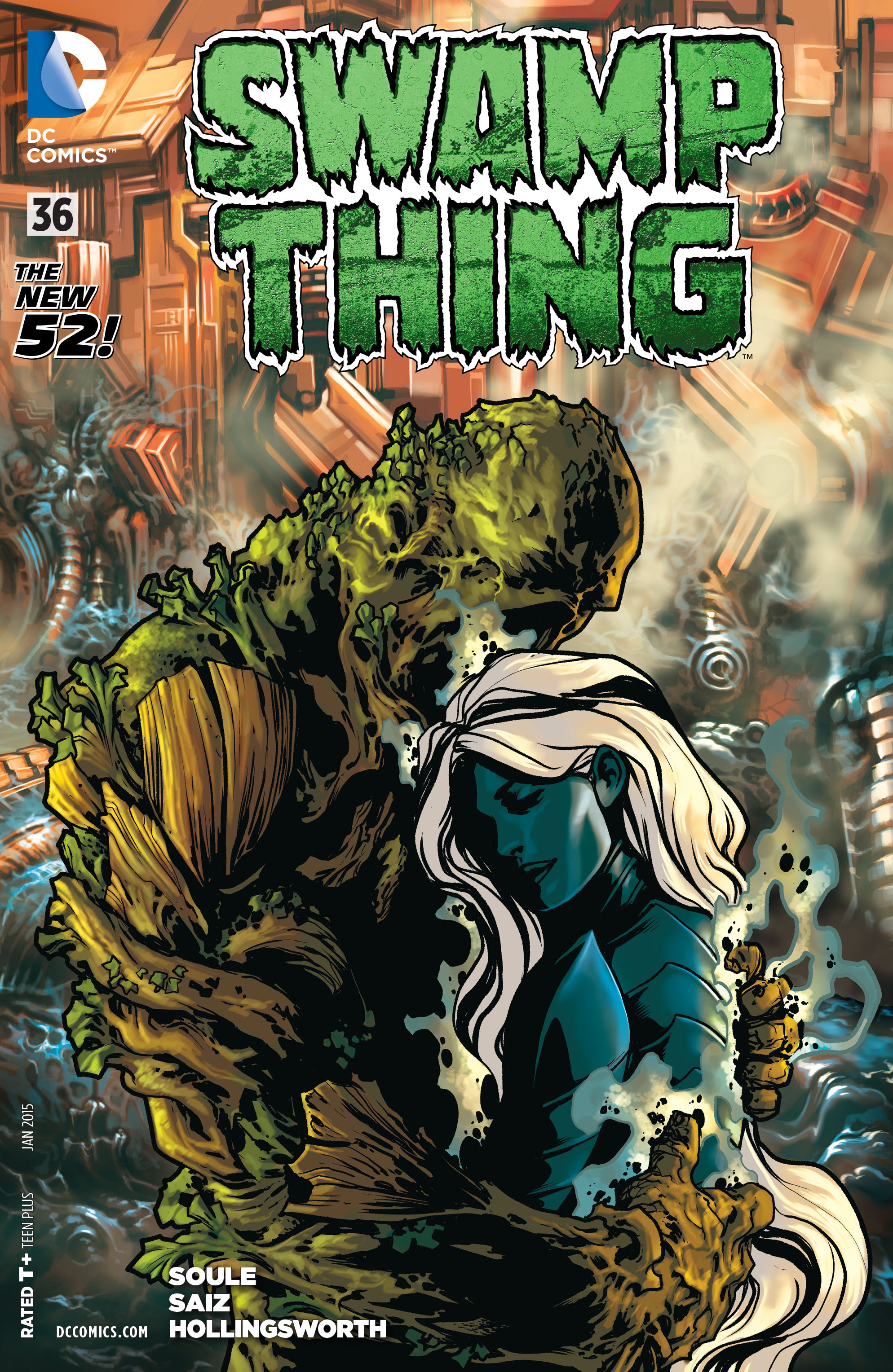 Read online Swamp Thing (2011) comic -  Issue #36 - 1