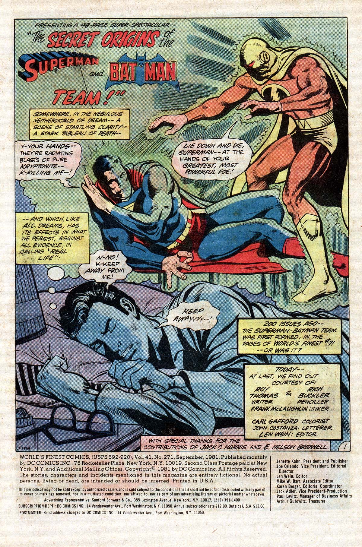 Read online World's Finest Comics comic -  Issue #271 - 3