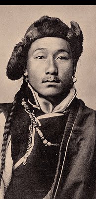 Tibetan man circa 1920s